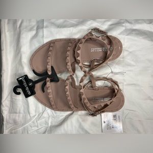 NEW Jelly sandals -Nude size 6 fits up to 6.5
